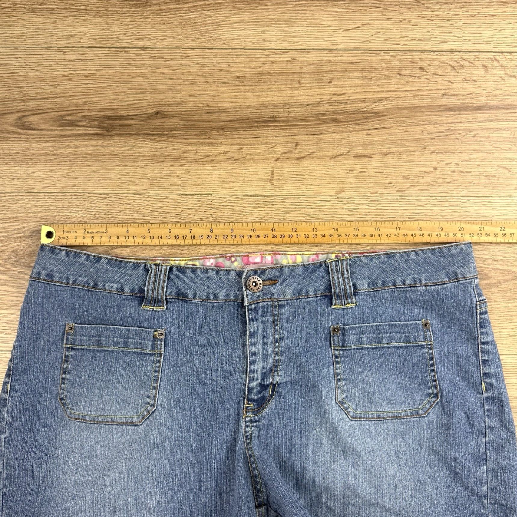 Vintage Duck Head Jeans Co Womens Shorts Denim Jean Plus 20 Blue Boyfriend Size 20 Womens Jeans Size 42" / US 20 - 3 Thumbnail