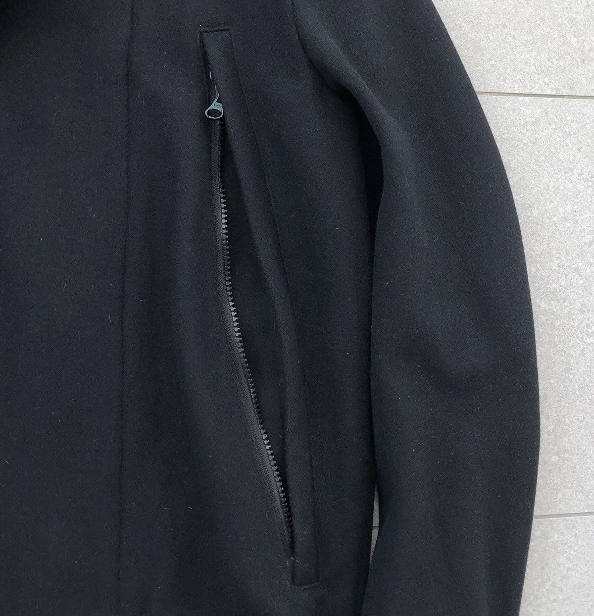 Japanese Brand Three Bumps Convertible Wool Hooded Rider Full Zipper Jacket Size US M / EU 48-50 / 2 - 7 Thumbnail