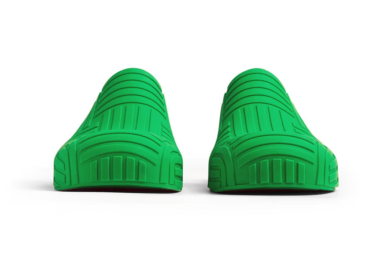 Bottega Veneta o1lv12m1024 Slider Clogs in Green Size US 6 / EU 39 - 2 Thumbnail
