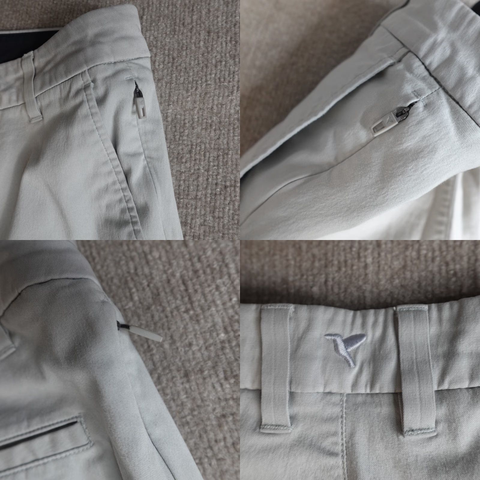 Vintage Birddogs Mens Pants 34 x 32 Gray Chino Cotton Blend Size US 34 / EU 50 - 9 Thumbnail