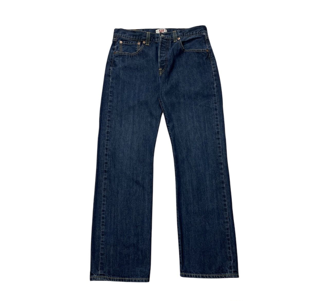Levi's × Levi's Vintage Clothing × Vintage Vintage Levi’s 501 navy denim jeans pants regular straight Size US 33 - 2 Thumbnail