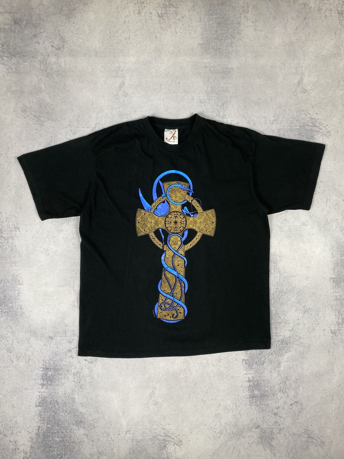 Vintage Vintage Hewlin Dragon Art Graphic Tee Size US L / EU 52-54 / 3 - 2 Thumbnail