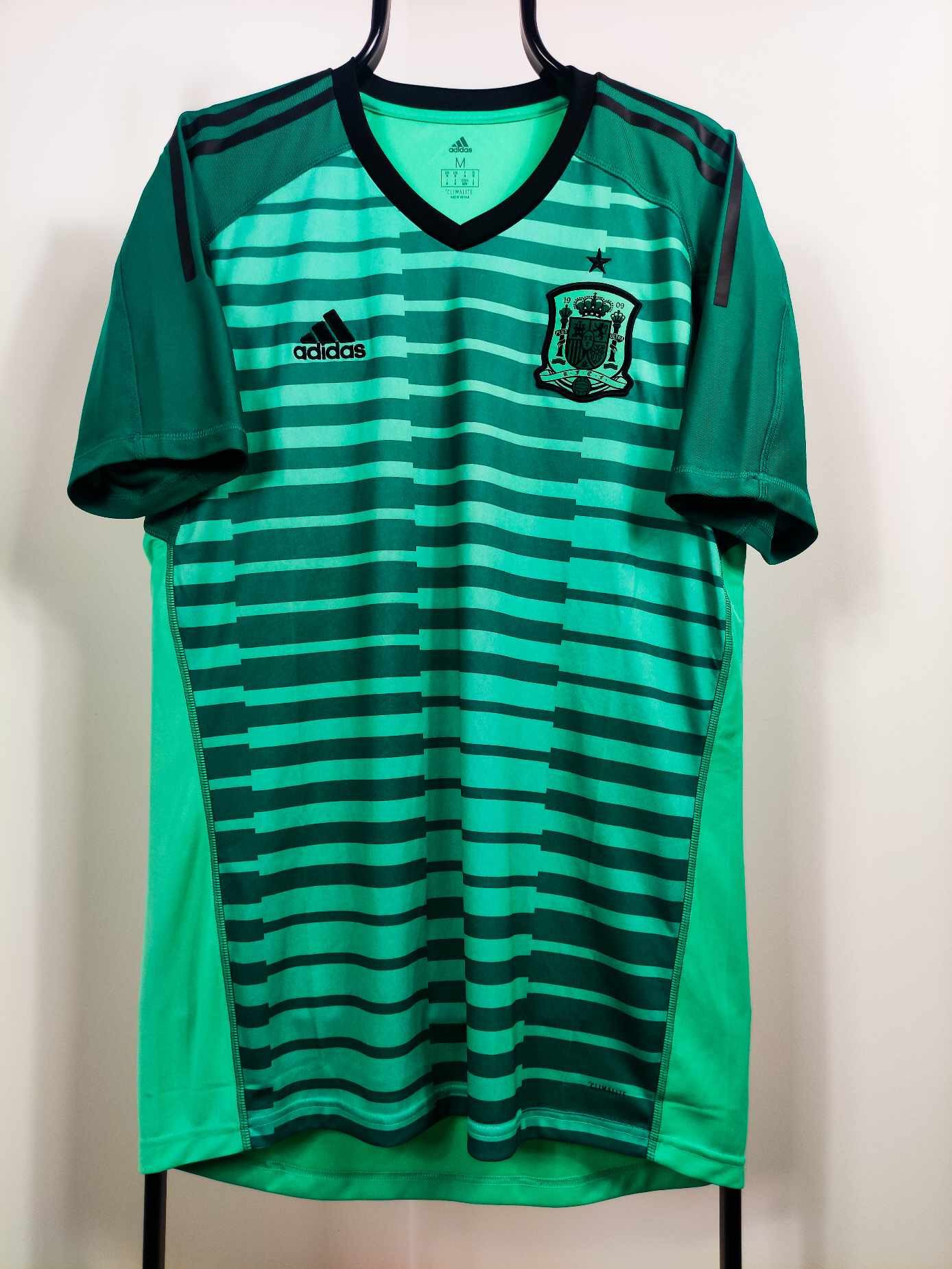 Adidas Spain NT Goalkeeper World Cup 2018 Adidas Home Jersey De Gea Size US M / EU 48-50 / 2 - 1 Thumbnail