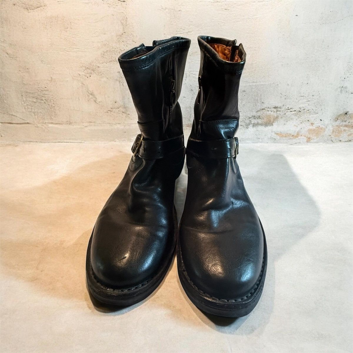 Fiorentini + Baker F & B Moto Leather Ankle Boots Size US 10 / EU 43 - 1 Thumbnail