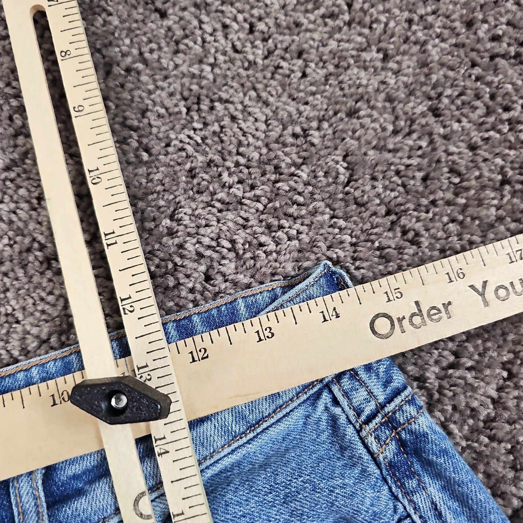American Eagle Outfitters American Eagle Outfitters Jeans Womens 10 Flared High Rise Medium Wash Distressed 90s 27x29 Blue 100% Cotton Denim Regular Size 10 Size 32" / US 10 / IT 46 - 5 Thumbnail