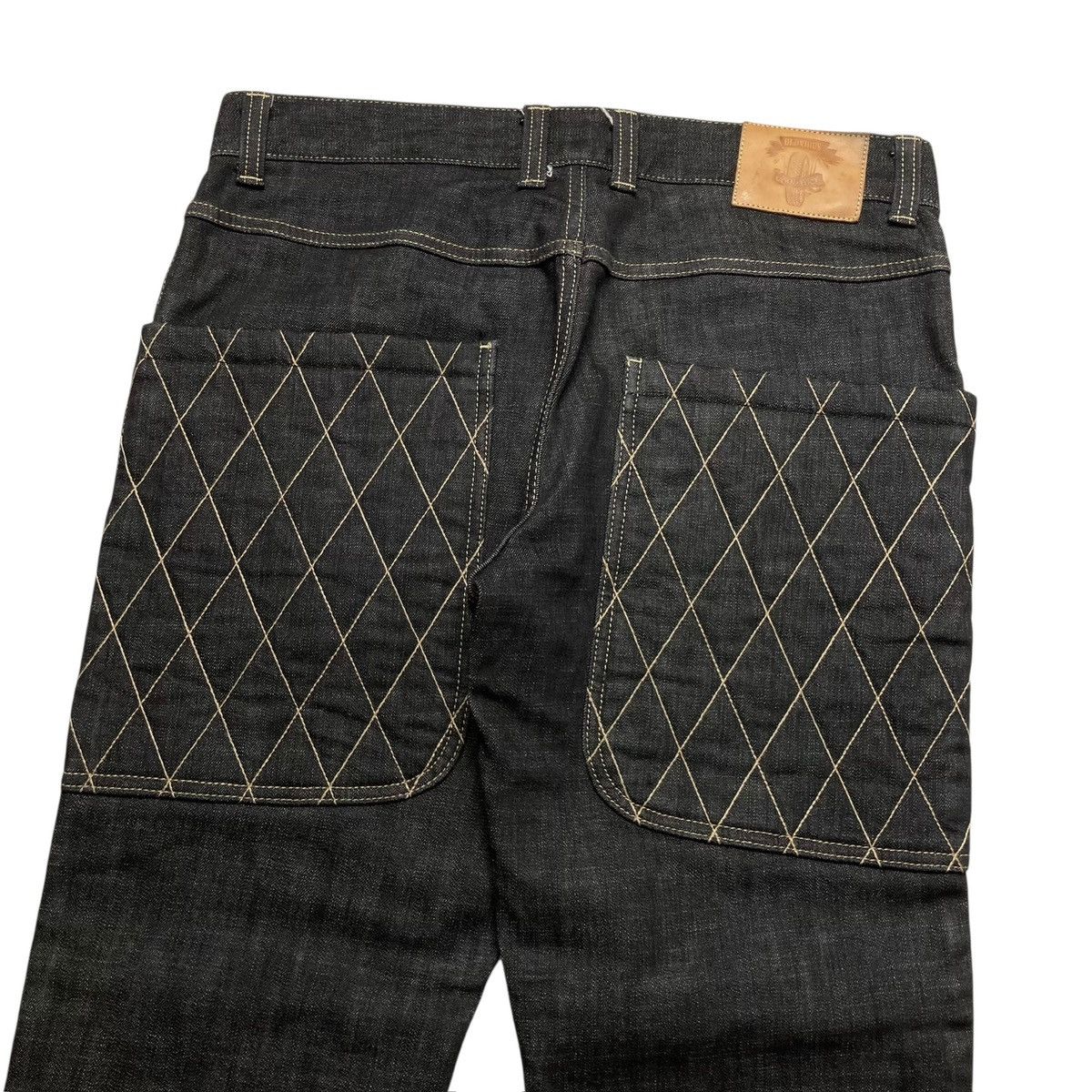 Momotaro Jeans OLD VIRUS - Japanese Double Knee Denim Big Pocket Unique 🇯🇵 Size US 34 / EU 50 - 6 Thumbnail