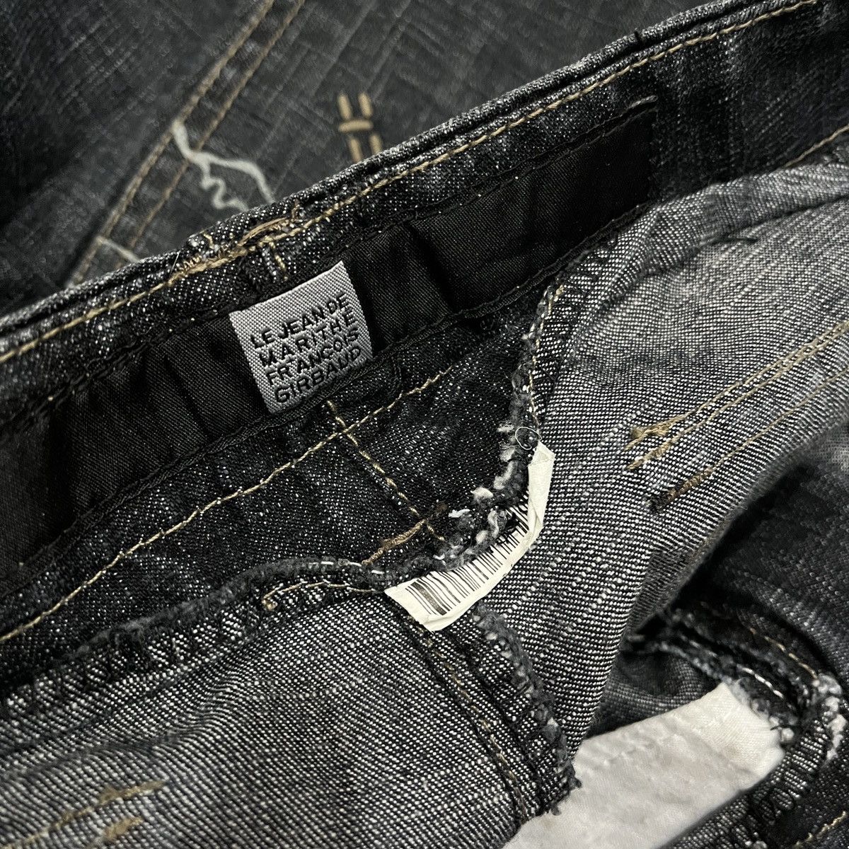 Marithe + Francois Girbaud 2000s Marithe Francois Girbaud L.G.B. Distressed Cut Denim Size US 34 / EU 50 - 5 Thumbnail