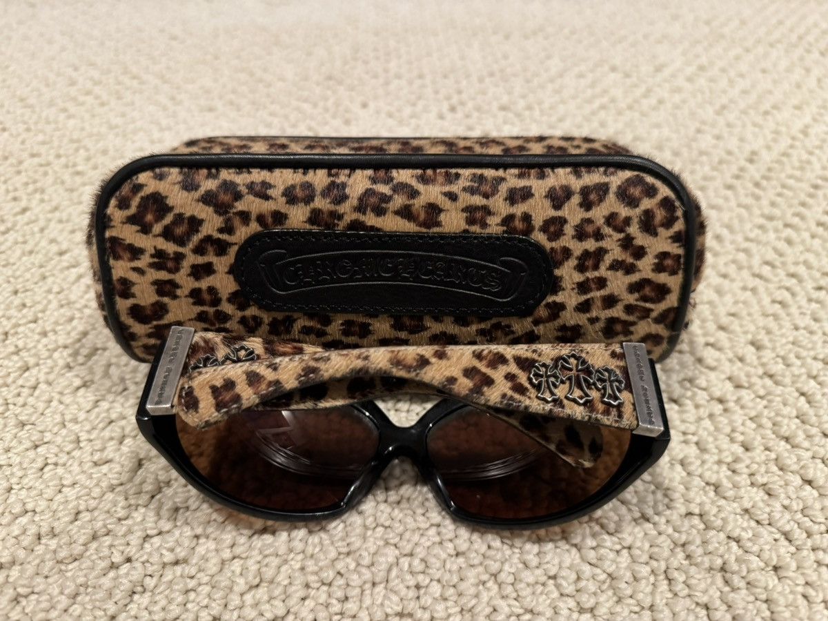 Chrome Hearts Ponyhair Cheetah Disfunctional glasses + case Size ONE SIZE - 1 Thumbnail