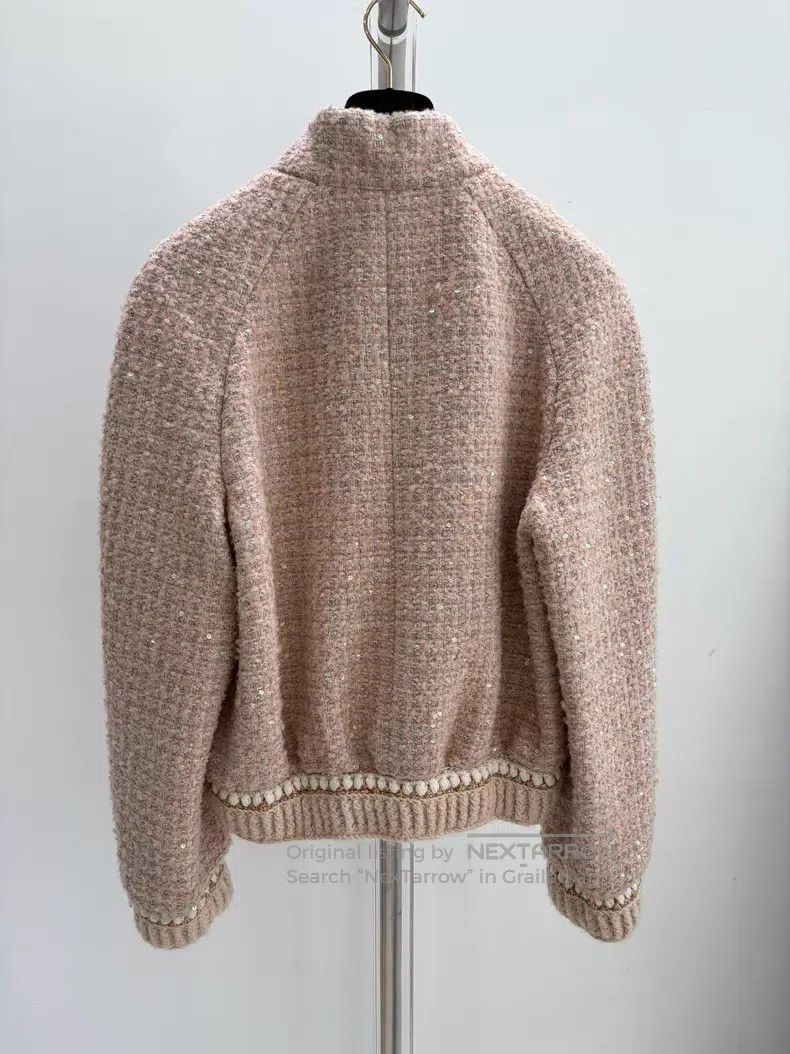 Chanel Chanel Pink tweed coat Size XS / US 0-2 / IT 36-38 - 2 Thumbnail