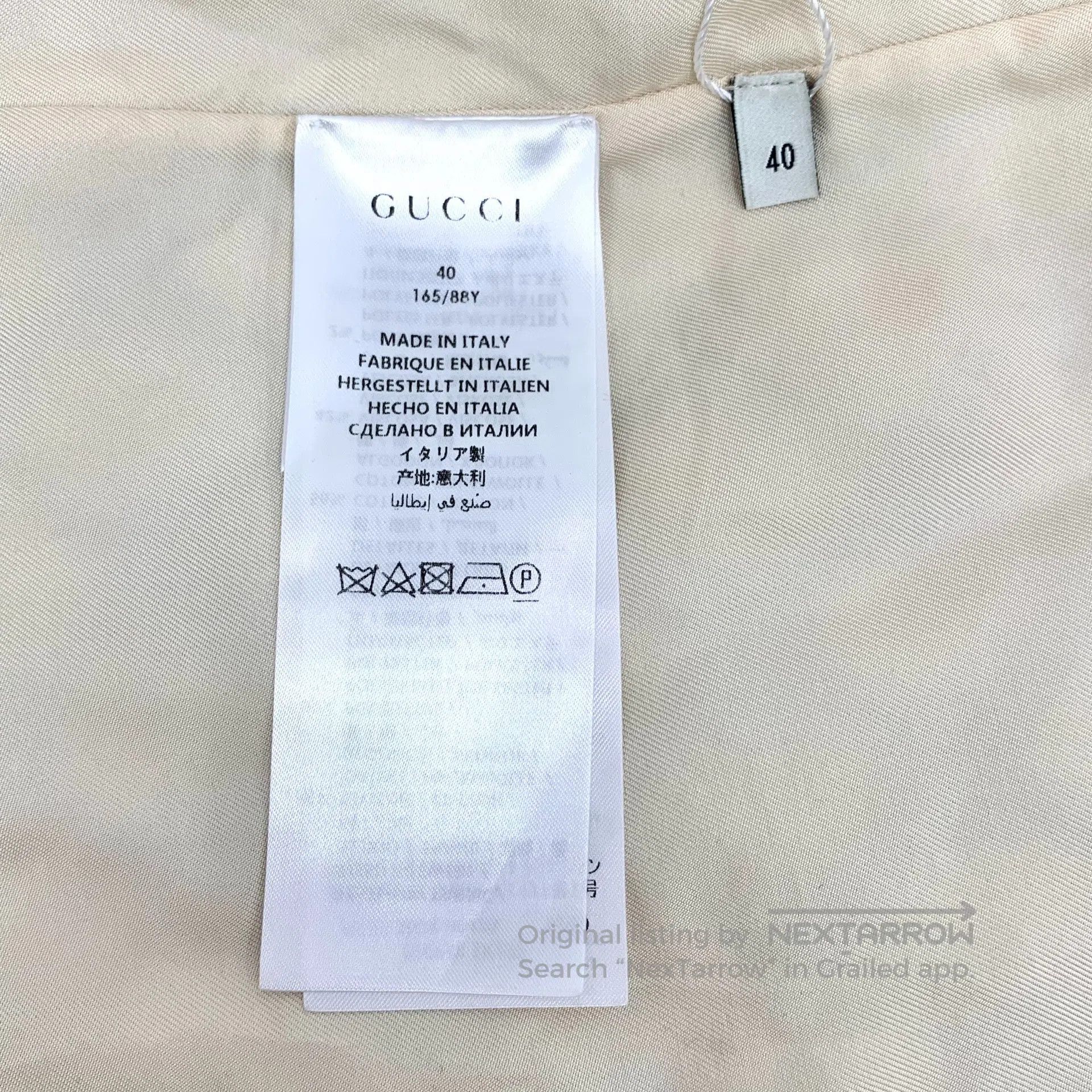 Gucci Guicci Color-blocked mesh logo jacquard full-print cotton Size S / US 4 / IT 40 - 6 Thumbnail