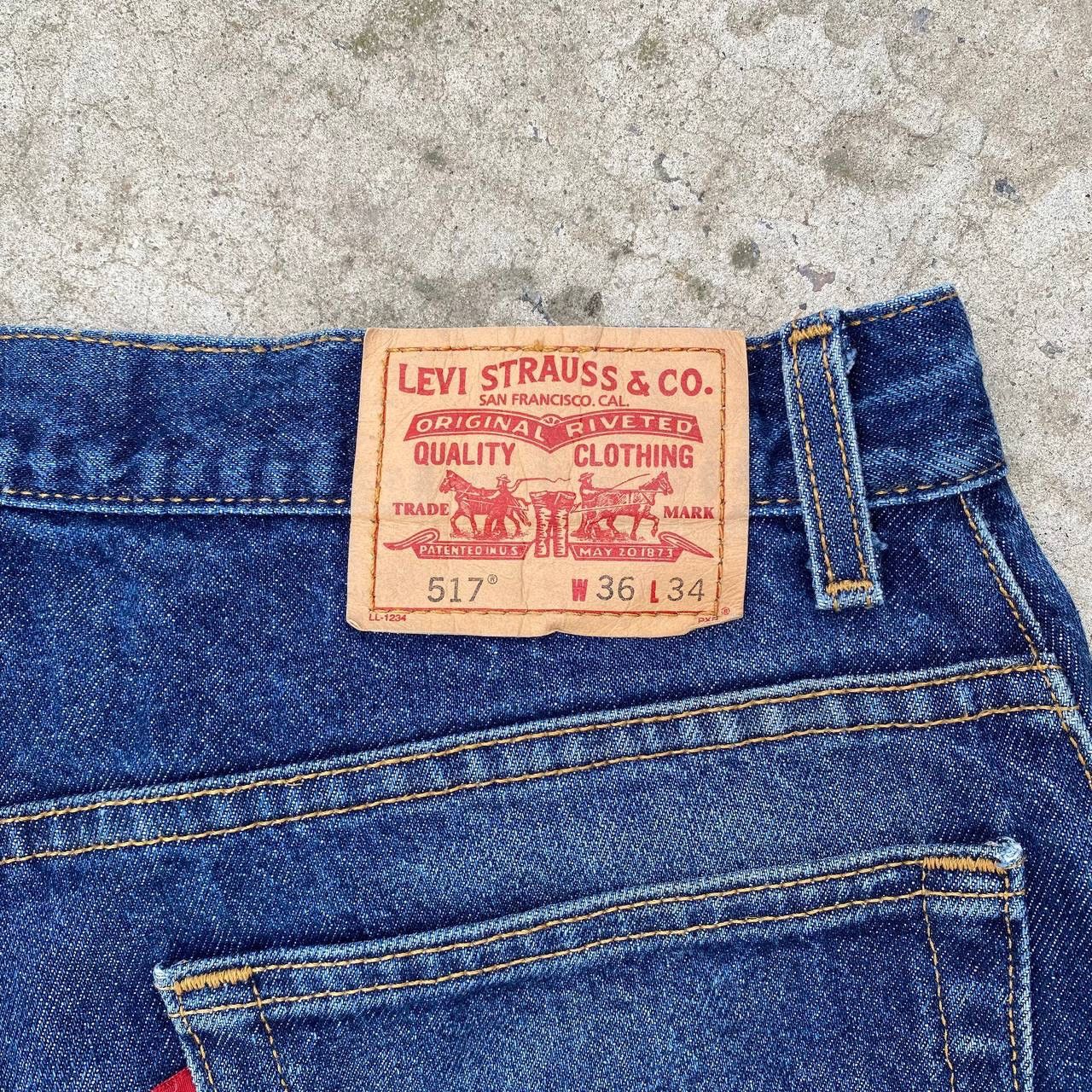 Levi's Vintage Clothing VTG Levi’s 517 Boot Cut Jeans Denim W36xL34 Y2K Mexico 00s Size US 36 / EU 52 - 12 Thumbnail