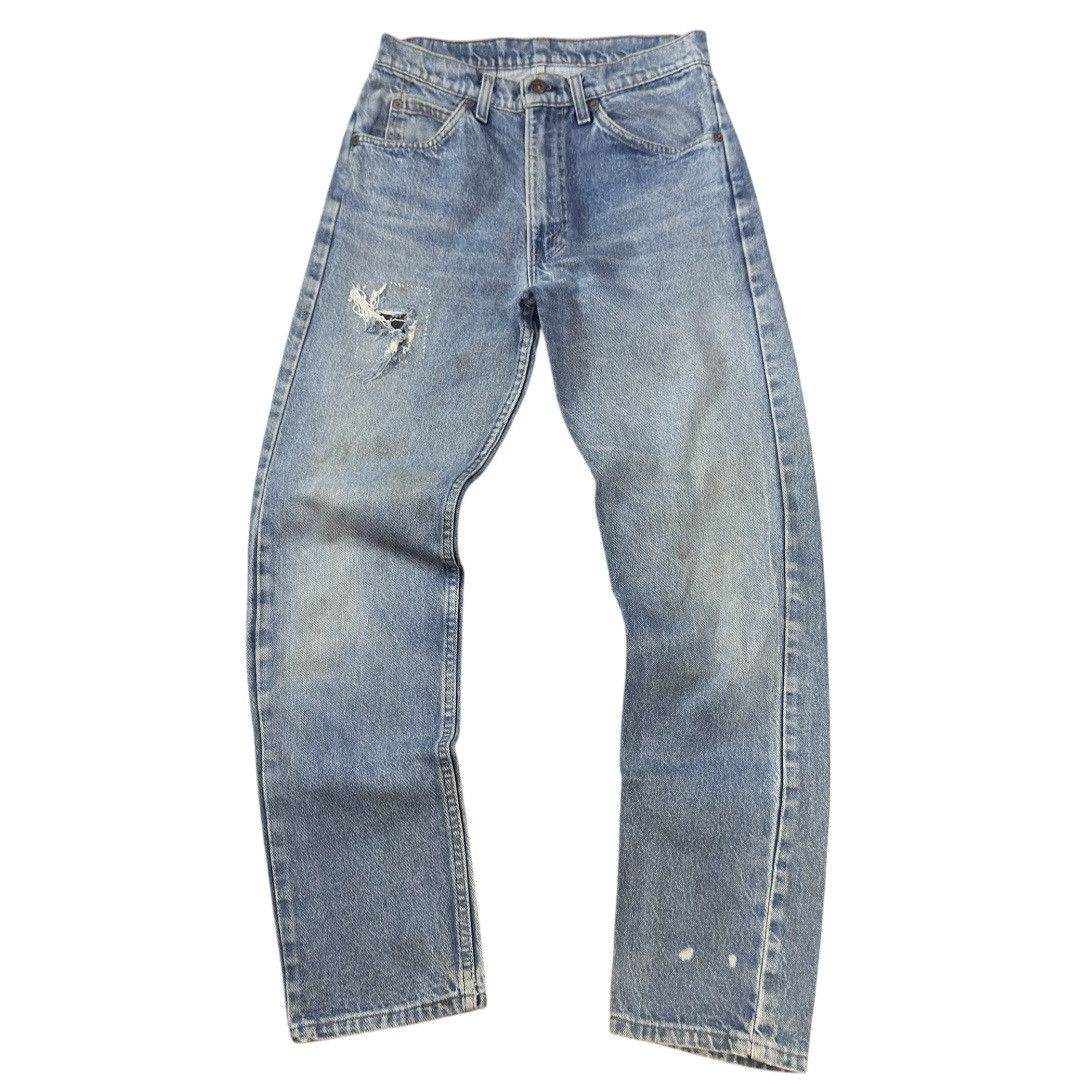 Levi's Vintage Clothing 🔥🇺🇸 Vintage Levi’s 505-0217 Orange Tab Stone Wash Denim Size US 31 - 1 Thumbnail
