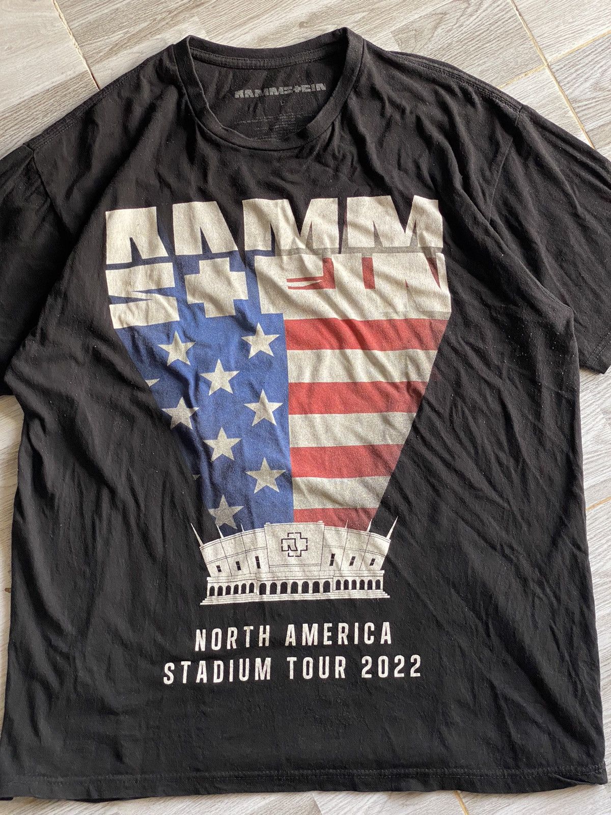 Band Tees Rammstein Shirt Mens Large Black Band Metal Size US L / EU 52-54 / 3 - 4 Thumbnail