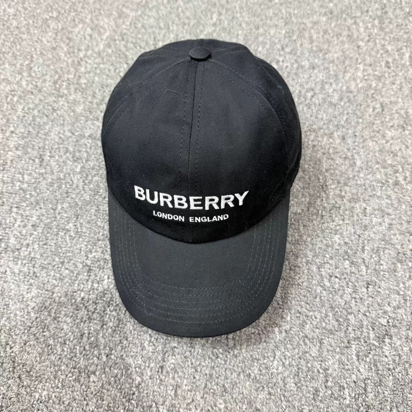 Burberry Burberry Black London Logo Baseball Cap S Mint Size ONE SIZE - 2 Thumbnail