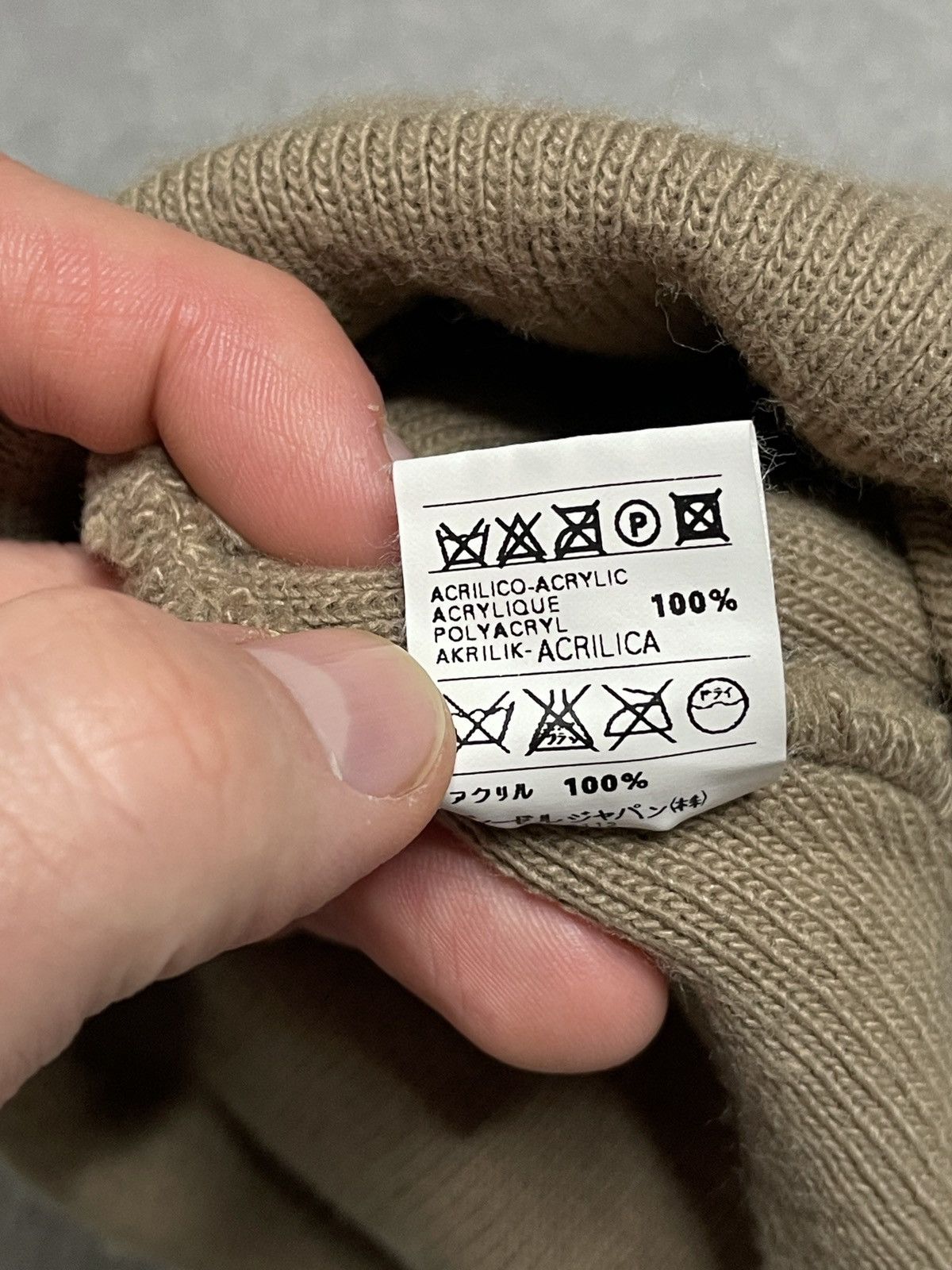 Diesel Vintage Beige Brown Hat Cap Beanie Snow Mini Logo Diesel Size ONE SIZE - 5 Thumbnail
