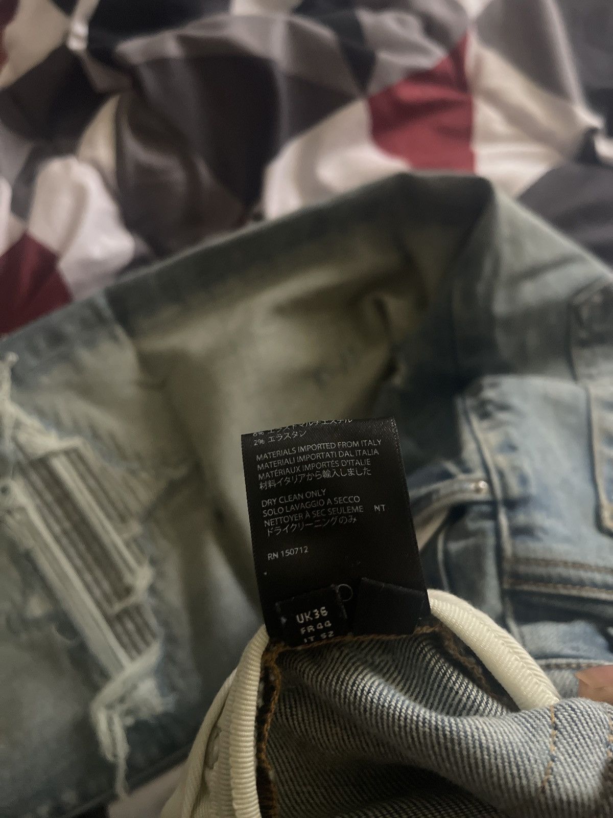 Amiri Amiri Blue Denim Silver Patch Size US 36 / EU 52 - 6 Thumbnail