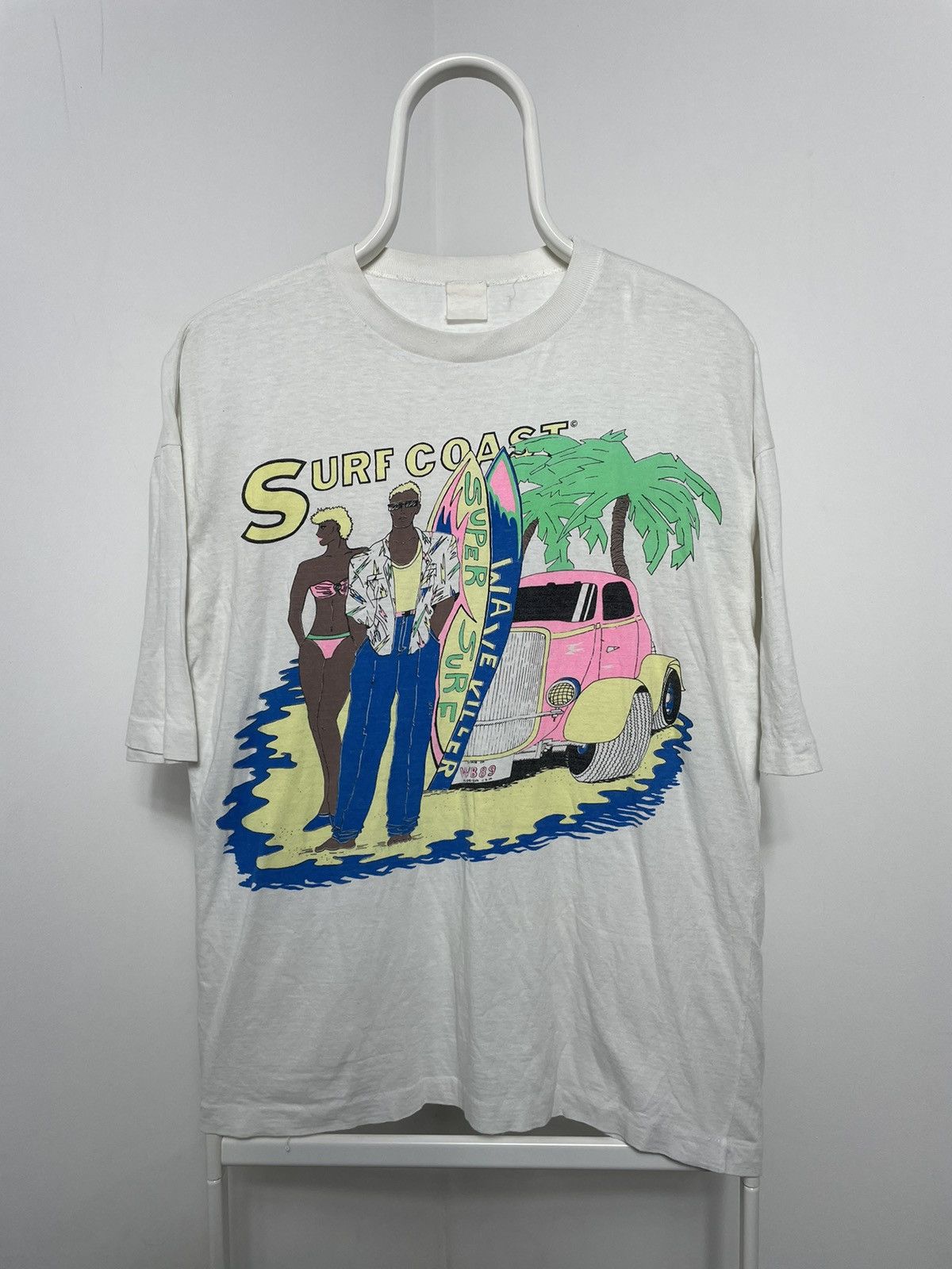 Band Tees × Vintage Hawaii t-shirt vintage 90s surfboard 🏄 Size US L / EU 52-54 / 3 - 3 Thumbnail
