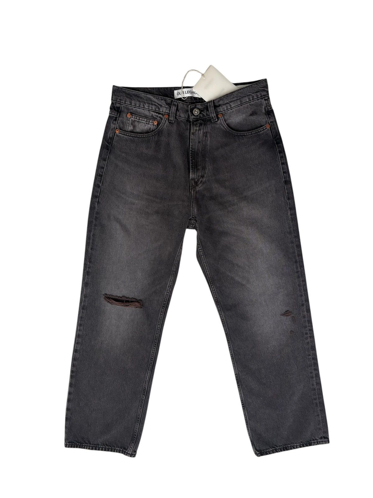 Our Legacy Our Legacy Third Cut Denim Highway Coffee Ripped Jeans Size US 30 / EU 46 - 3 Thumbnail