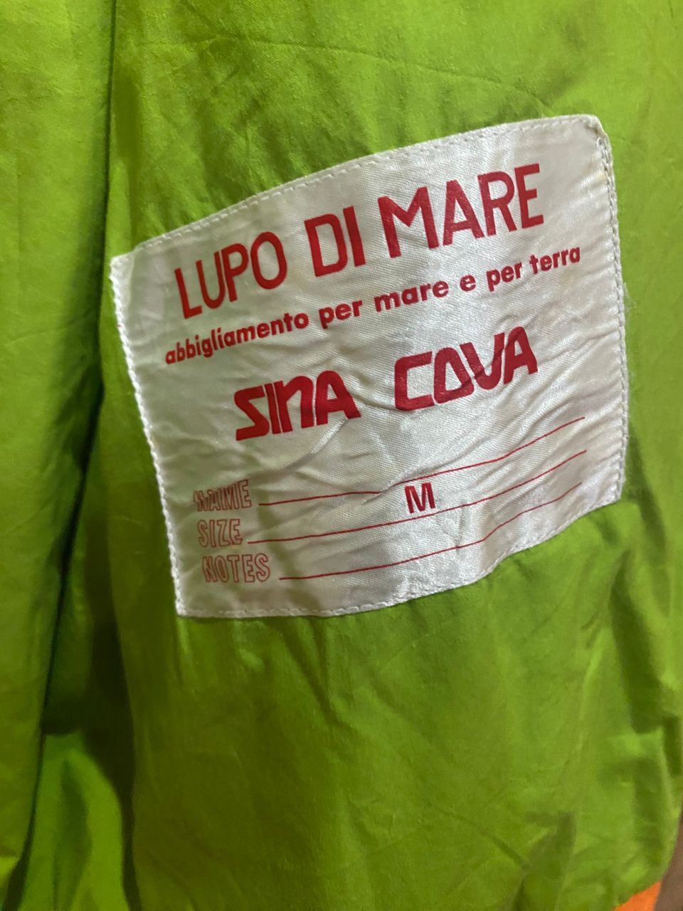 Japanese Brand VINTAGE 90S LUPO DI MARE SINA COVA BOMBER JACKET Size US M / EU 48-50 / 2 - 11 Thumbnail