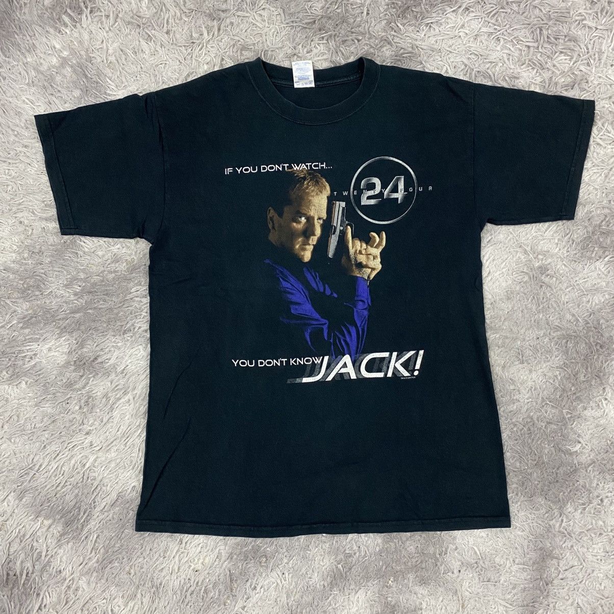 Gildan × Vintage Vintage tv serie twenty four 24 movie film Size US L / EU 52-54 / 3 - 1 Thumbnail