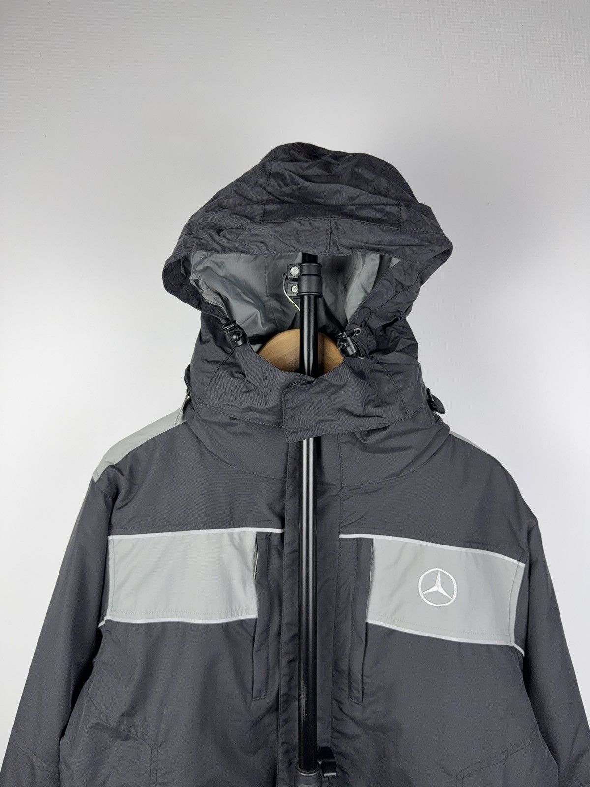 Mercedes-Benz × Vintage Official Mercedes ninja Racing Black F1 Big Logo 90s Rare Size US M / EU 48-50 / 2 - 2 Thumbnail