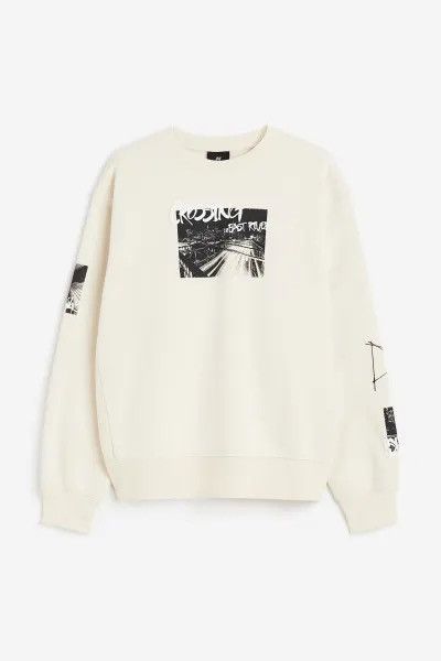 H&M Loose Fit Sweatshirt Size US M / EU 48-50 / 2 - 1 Thumbnail
