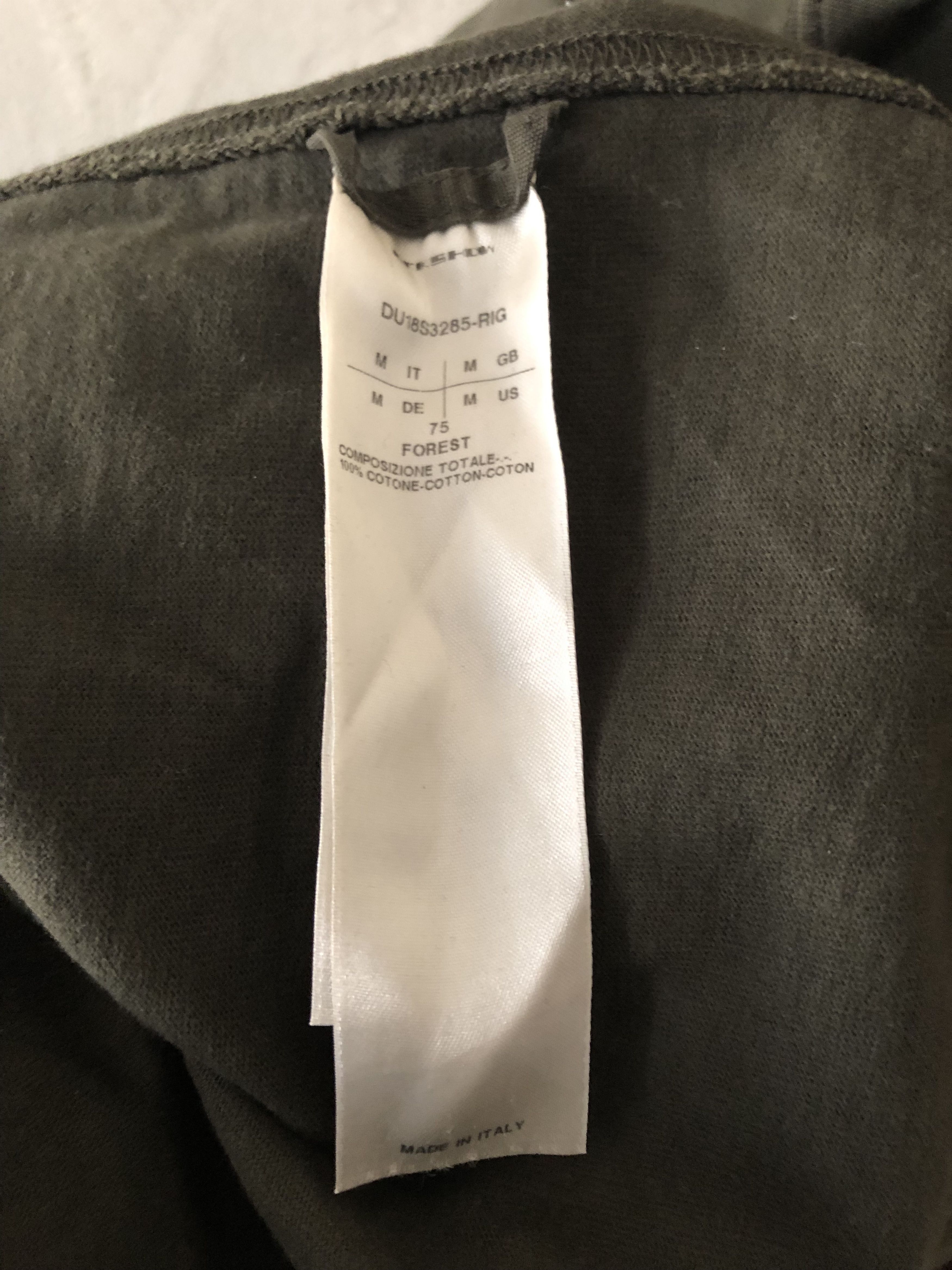 Rick Owens Drkshdw Rich Owens Drkshdw long hoodie, dark green Size US M / EU 48-50 / 2 - 11 Thumbnail