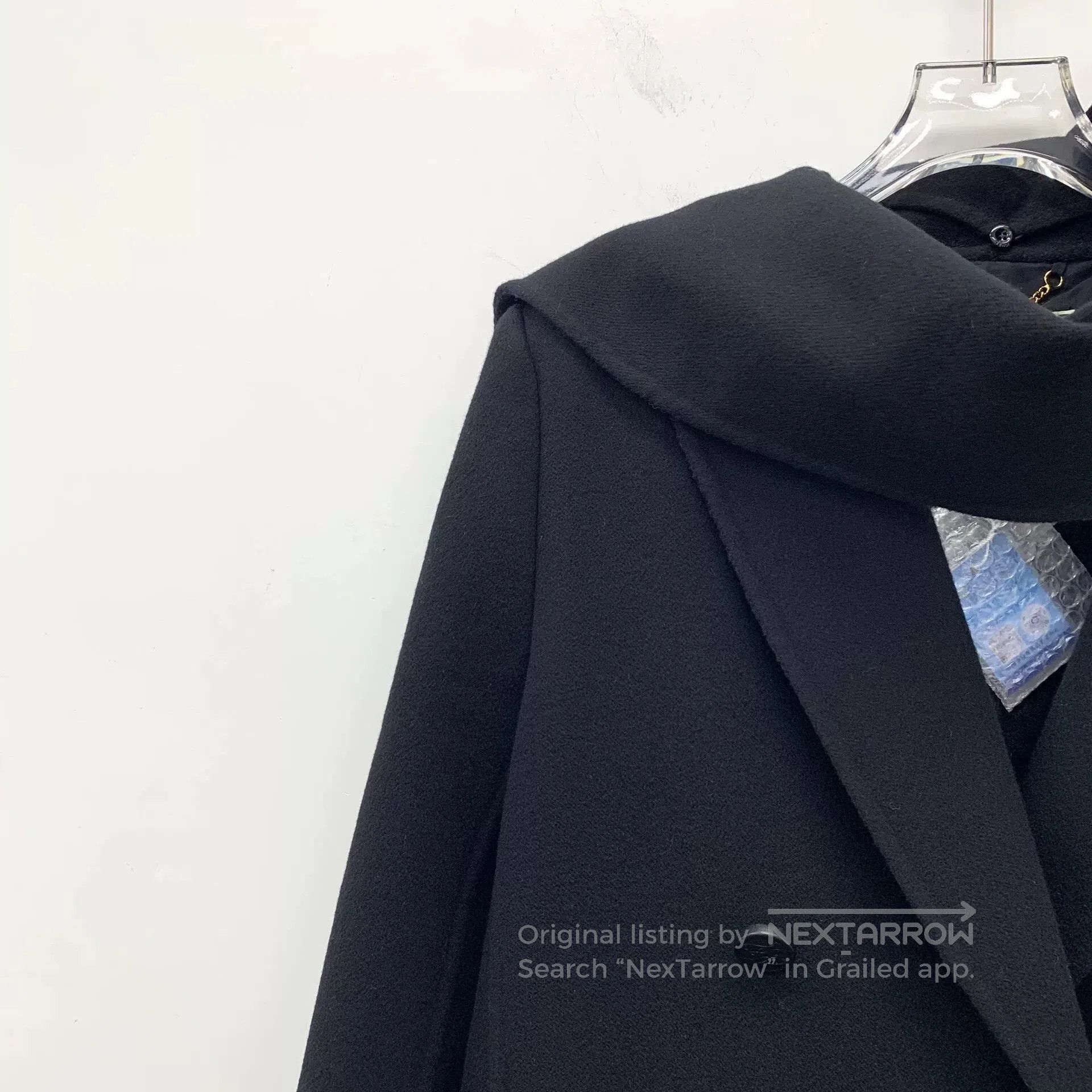 Fendi fendi black wool double-breasted coat. Size US S / EU 44-46 / 1 - 3 Thumbnail