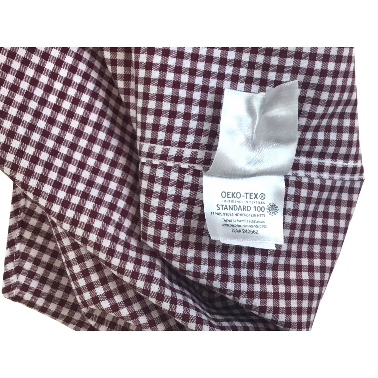 Chaps Chaps Shirt Wine Check XL 17-17.5-36/37 New with Tag $45.00 Size US XL / EU 56 / 4 - 3 Thumbnail