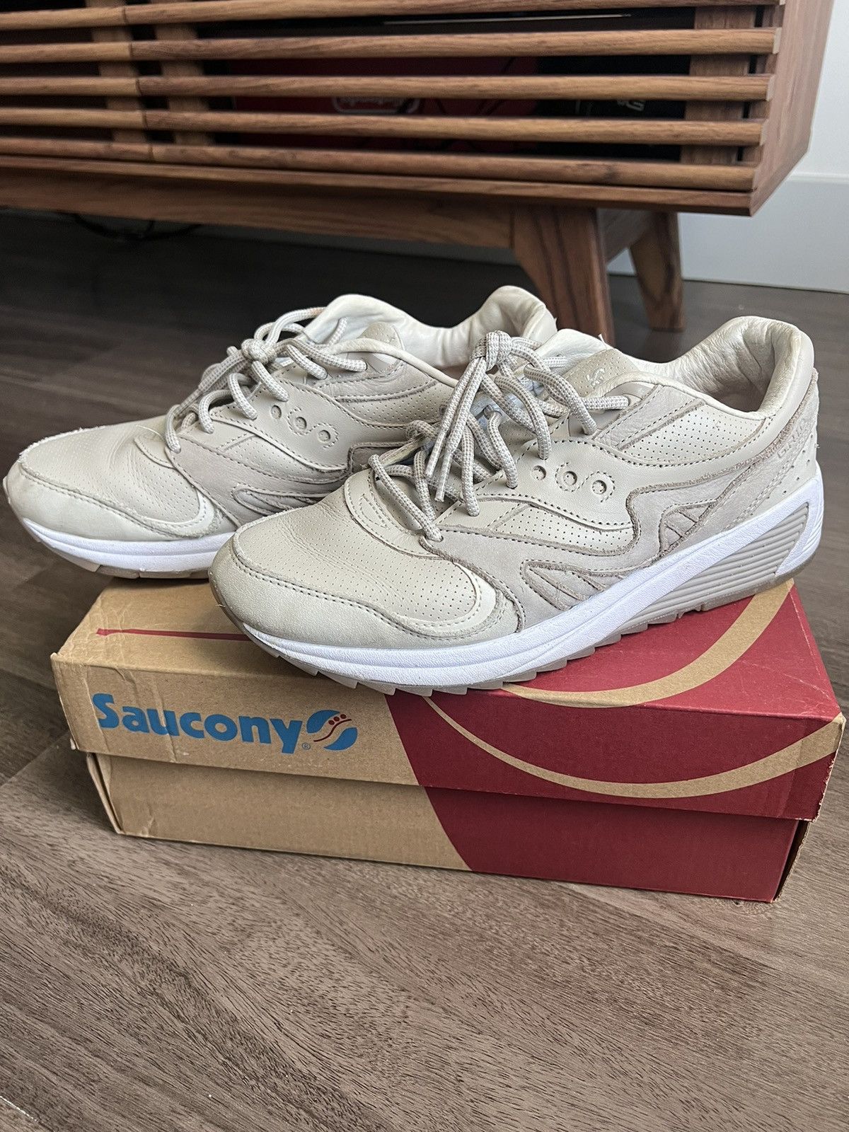 Saucony Saucony Grid 8000 Sand Size US 8.5 / EU 41-42 - 1 Thumbnail