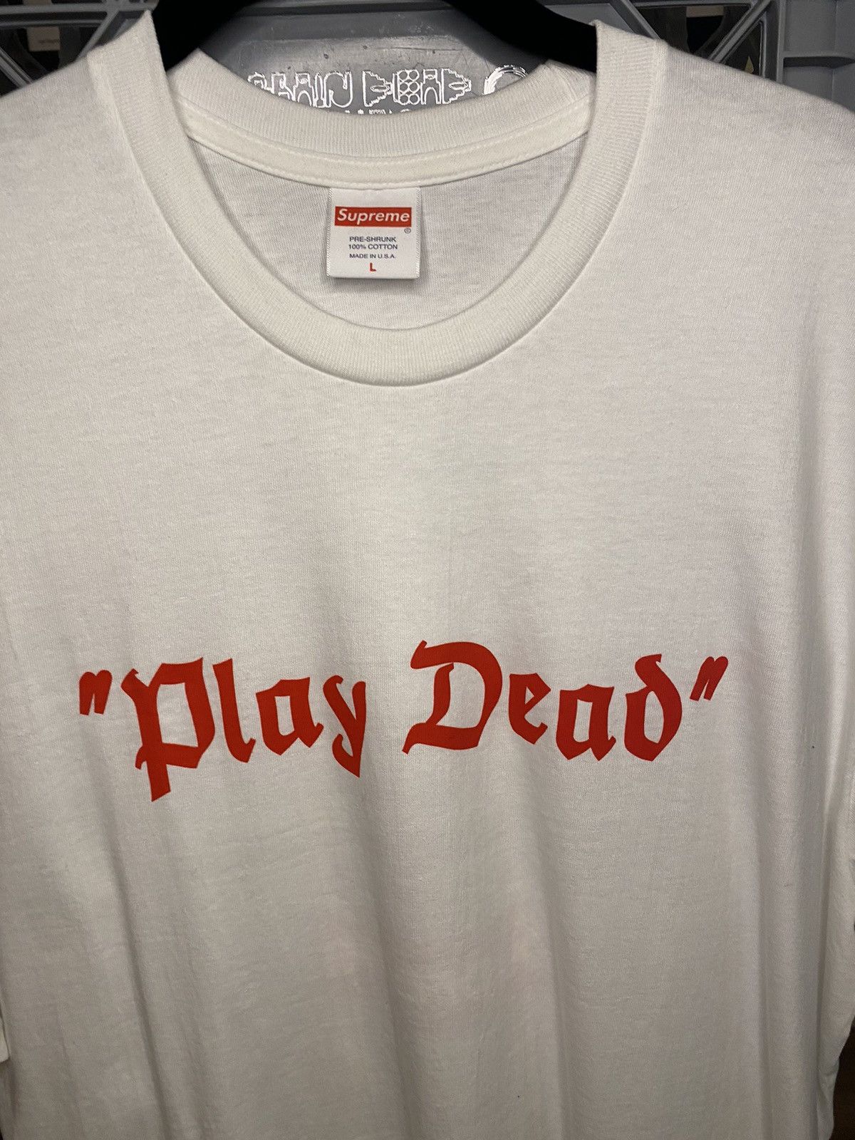Supreme Supreme Play Dead Tee | Grailed