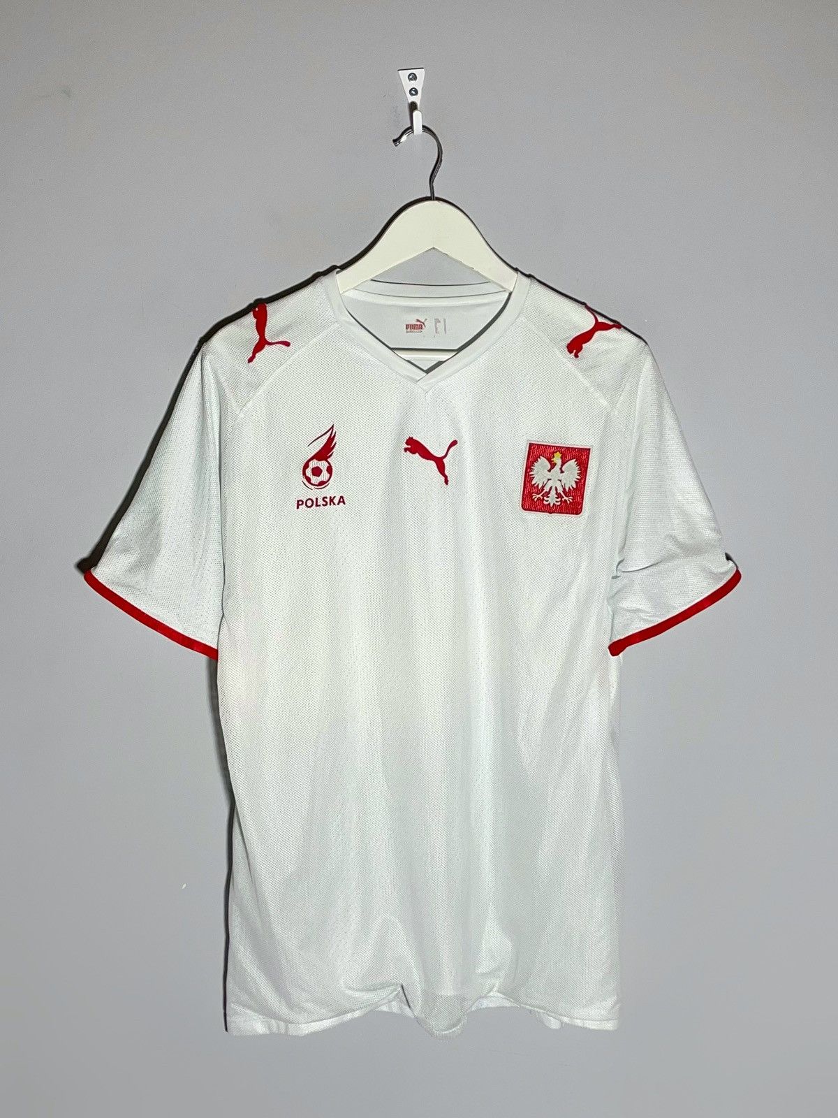 Puma National Team Poland Puma 2007 Home Football Shirt Size US L / EU 52-54 / 3 - 1 Thumbnail