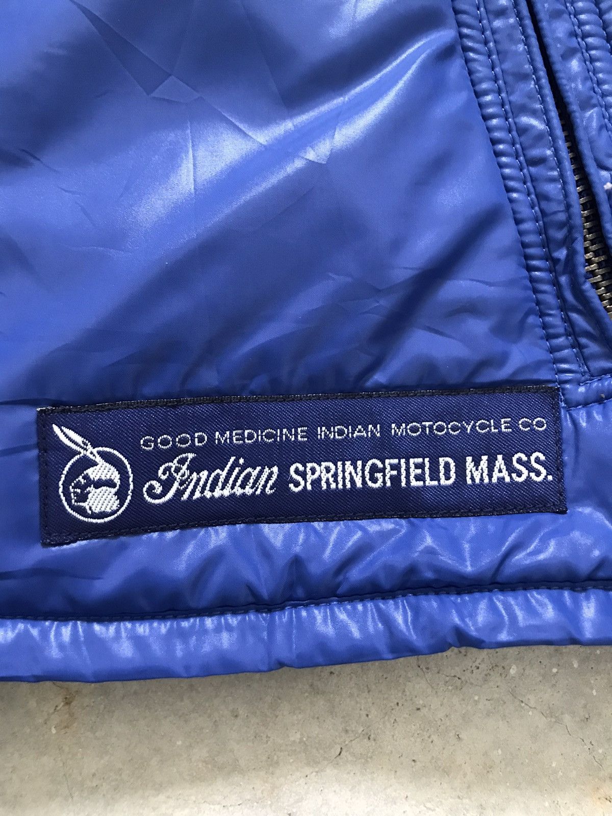 Indian Motorcycle Indian Motorcycles Blue Lightweight Quilted Jacket Size US M / EU 48-50 / 2 - 12 Thumbnail