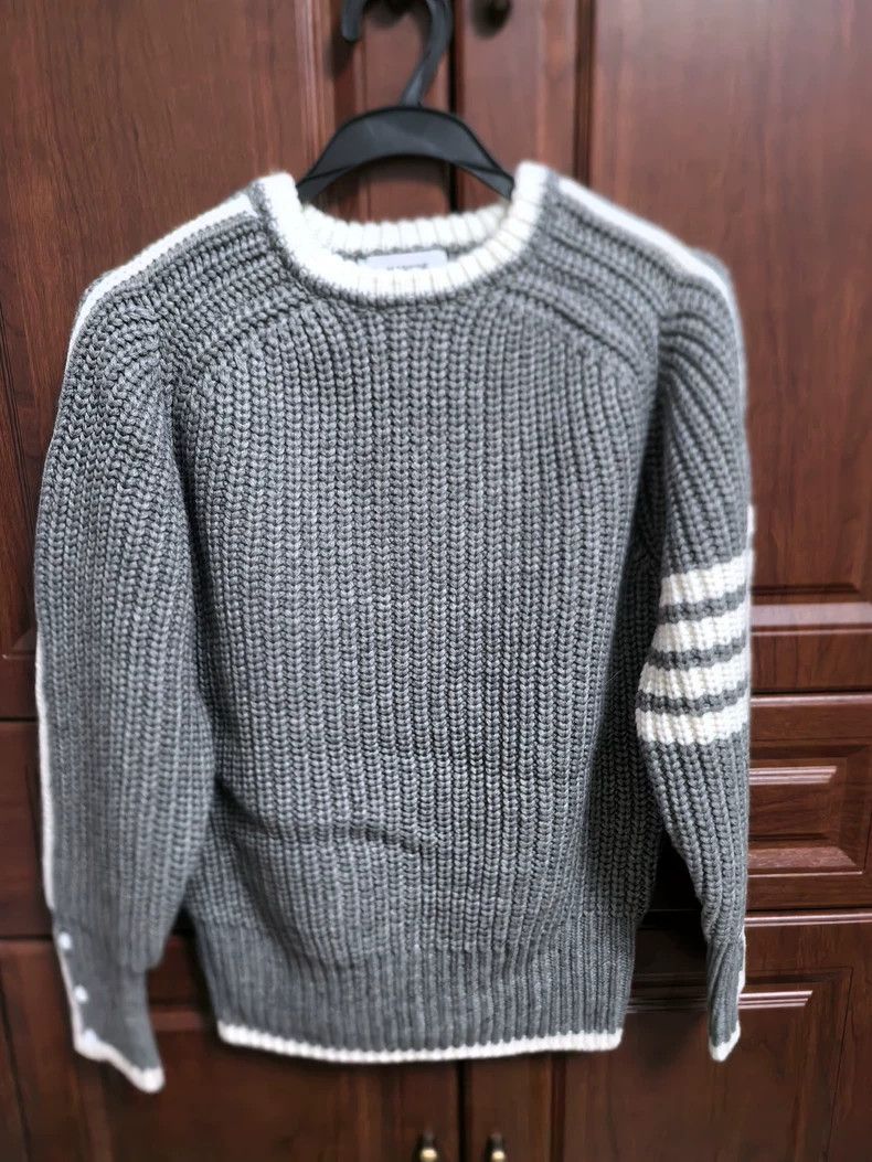 Thom Browne Thom browne Wool knitted sweater 2504-Nextarrow Size US S / EU 44-46 / 1 - 1 Thumbnail