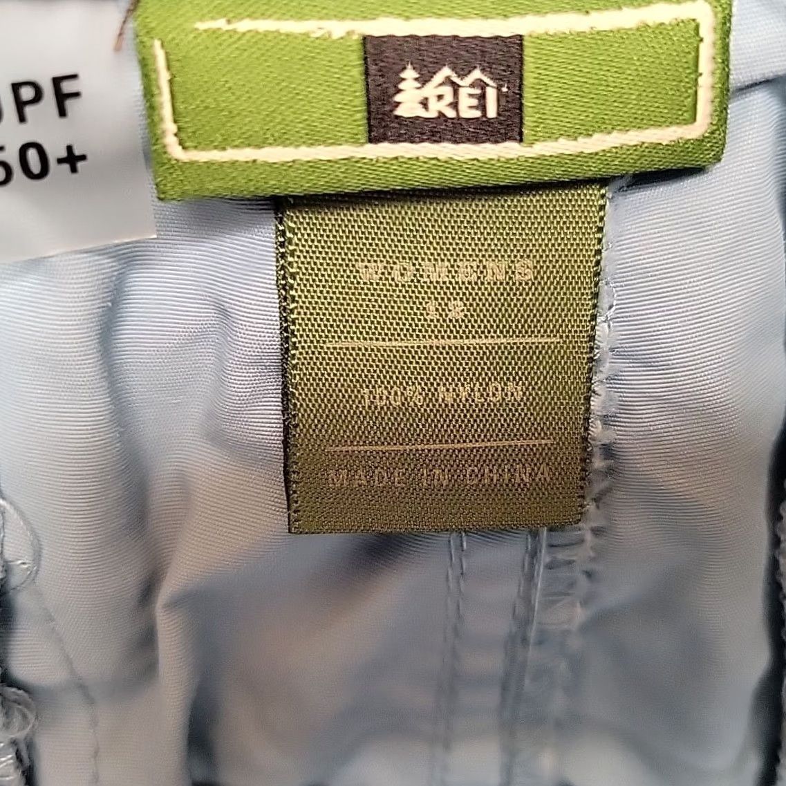 Vintage REI pants Womens 12 Blue Nylon Crop Capri Hike Outdoor UPF 50 Lightweight Travel Size 34" / US 12 / IT 48 - 5 Thumbnail