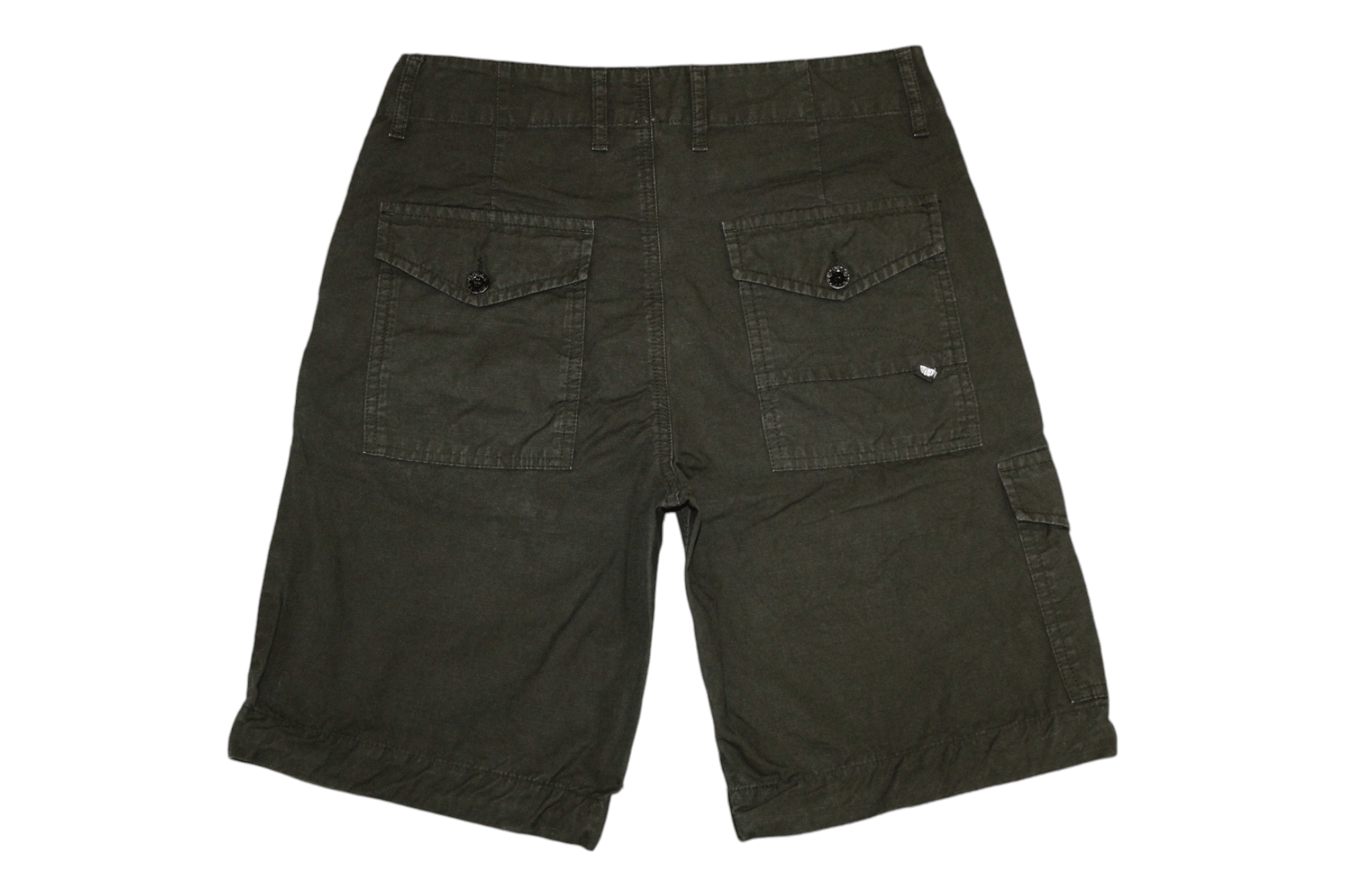 Pretty Green Pretty Green Utility Military Canvas Cargo Work Shorts Size US 29 - 12 Thumbnail