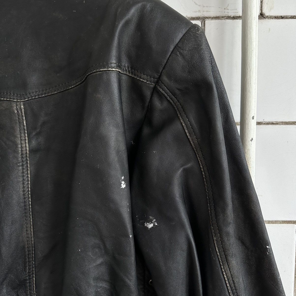 Japanese Brand × Vintage Vintage Japanese Style Moto Leather Jacket Style USA Y2K 90s Size XL / US 12-14 / IT 48-50 - 9 Thumbnail