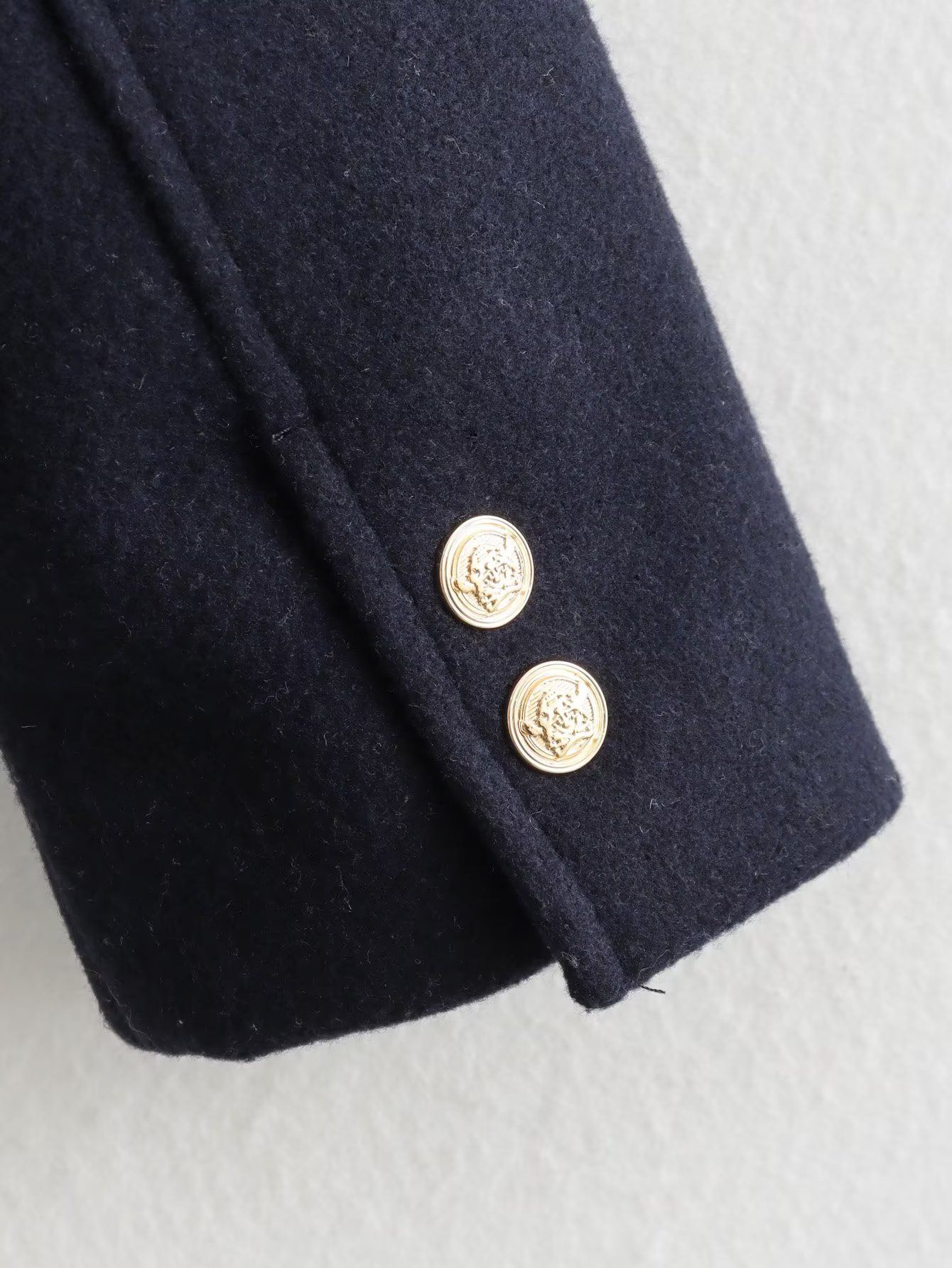 Japanese Brand Lapel Coat Single-breasted Size S / US 4 / IT 40 - 6 Thumbnail