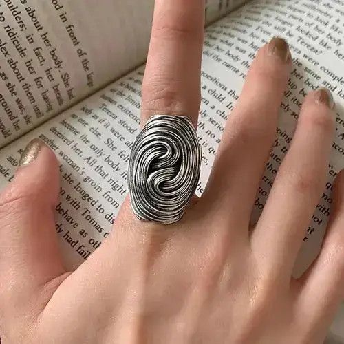 Other Vintage Exaggerated Massive Ring Geometric Flower Size ONE SIZE - 3 Thumbnail