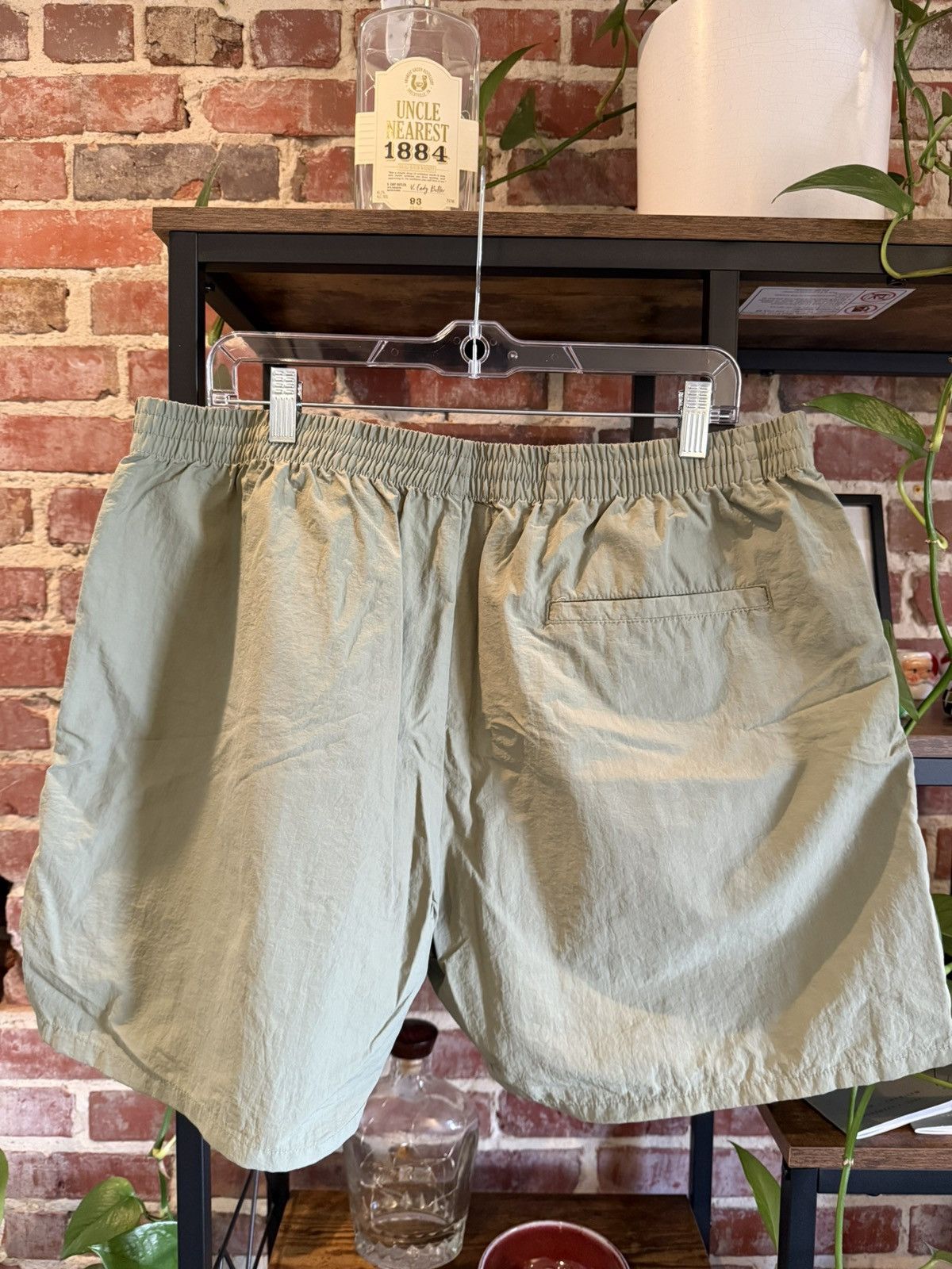 John Elliott John Elliott Himalayan Nylon Shorts - Sage Size US 38 / EU 54 - 2 Thumbnail