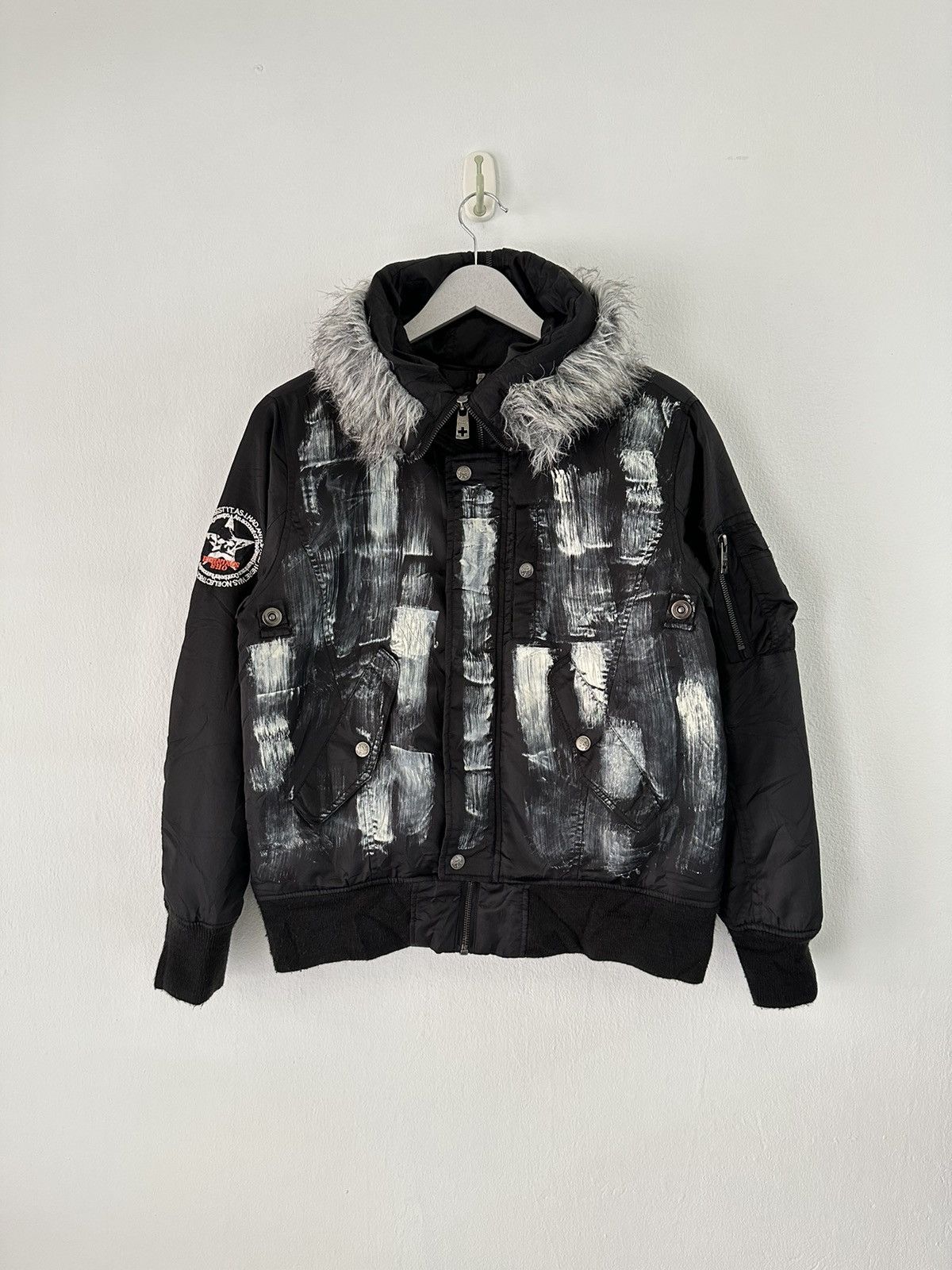 BERNINGS SHO 00’s Berning Sho punk bomber zipper jacket Size US M / EU 48-50 / 2 - 13 Thumbnail