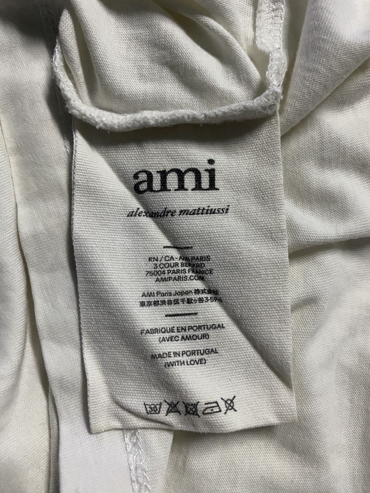 AMI AMI Paris Ami de Coeur Heart Logo Tee Size US M / EU 48-50 / 2 - 7 Thumbnail