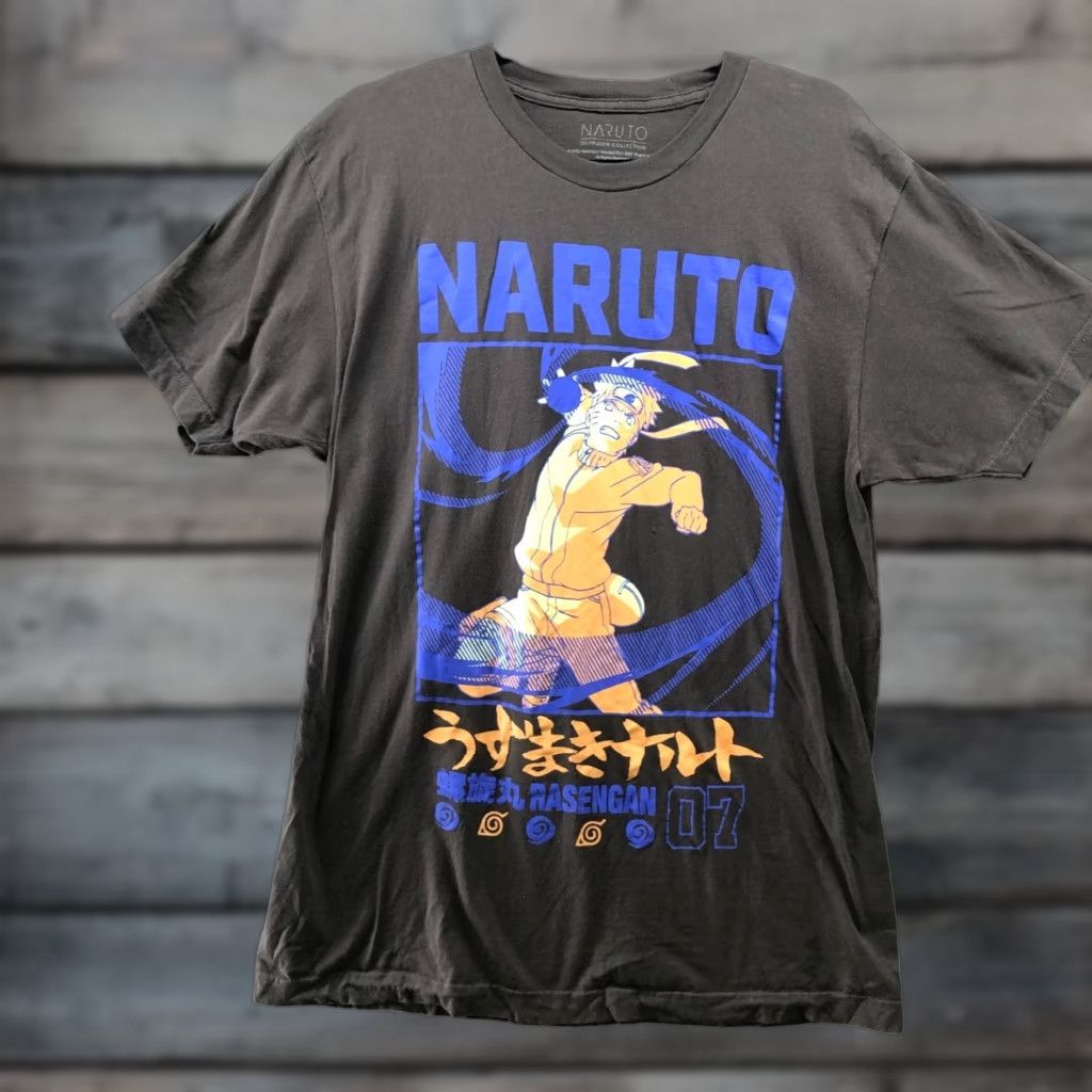 Vintage VINTAGE Naruto Graphic T-Shirt Mens L Short Sleeve