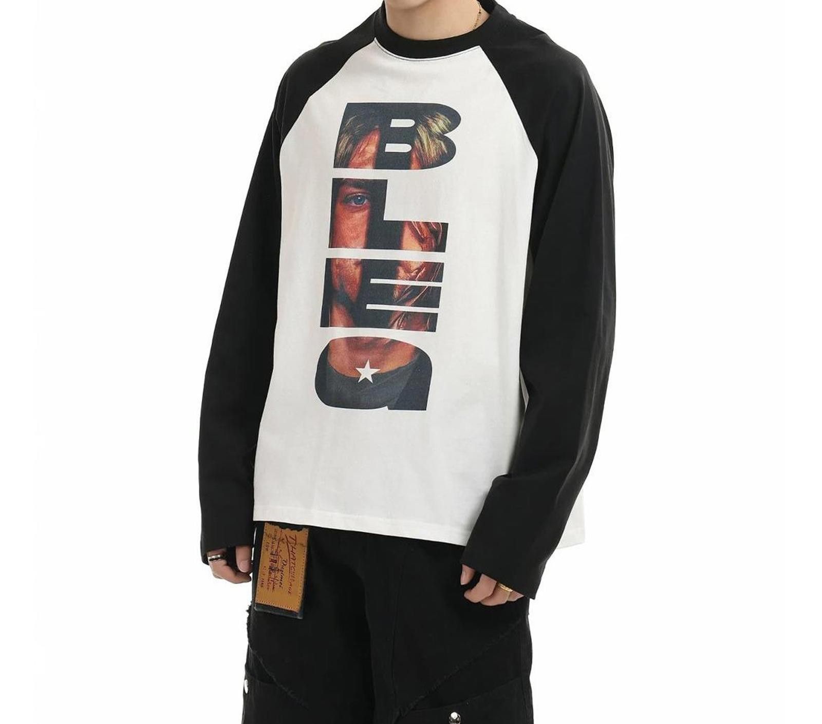 Vintage Colour-Block Print Long-Sleeve Tee Size US M / EU 48-50 / 2 - 4 Thumbnail