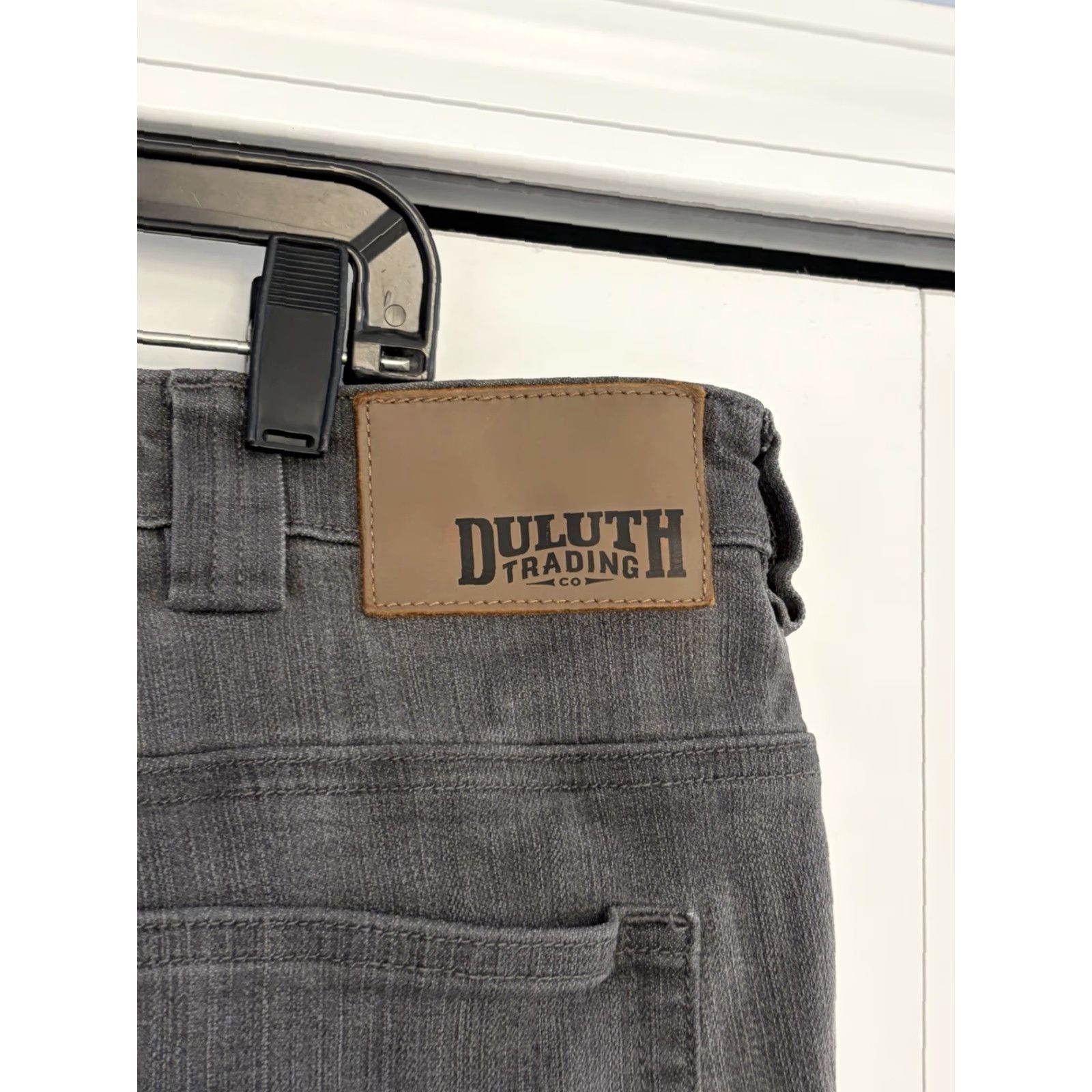 Doublet Duluth Ballroom Double Flex Men's Gray Denim Jeans Relaxed Fit 42x34 Workwear Straight Leg 5-Pocket Denim Pants Size US 42 / EU 58 - 4 Thumbnail