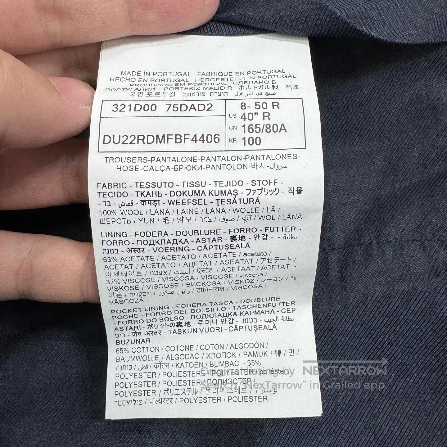 Alfred Dunhill Dunhill Wool casual pants| Size US 34 / EU 50 - 6 Thumbnail
