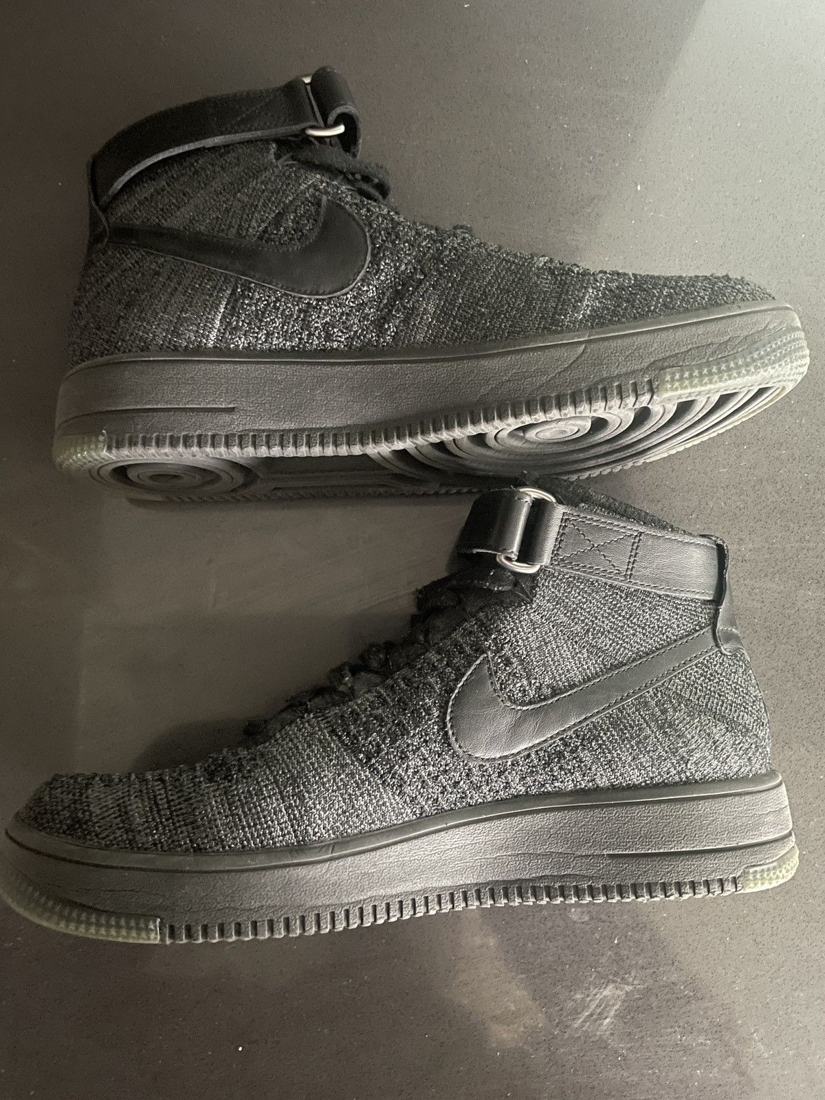 HOT Flyknit Nike Air Force Black 44 Nike Air Force Ultra Fly Knit