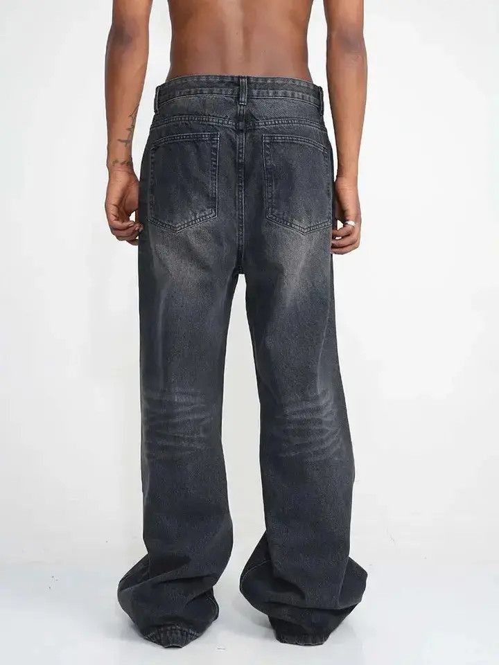 Japanese Brand Streetwear y2k washed wide-leg jeans Size US 30 / EU 46 - 5 Thumbnail
