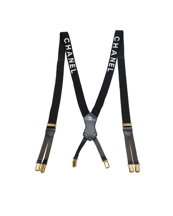 Chanel Logo Suspenders | Grailed