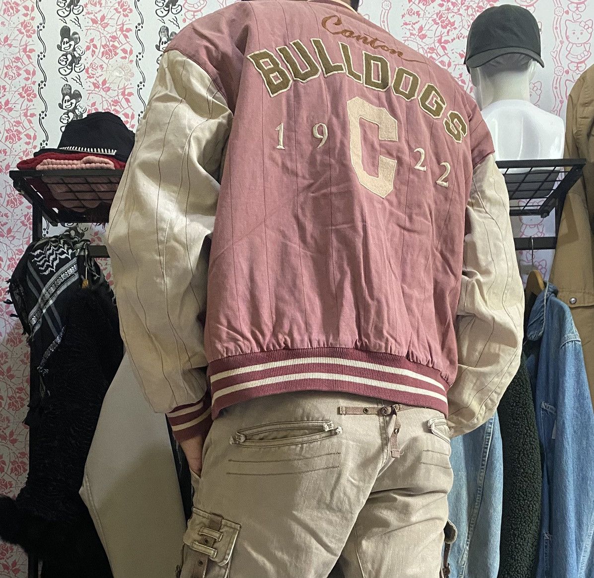 Vintage Vintage Canton Bulldogs NFL Reversible Varsity Jacket Size US M / EU 48-50 / 2 - 2 Thumbnail